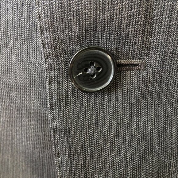 Ermenegildo Zegna Traveller Charcoal Gray Three Button Blazer Jacket Size 56R - Picture 4 of 12